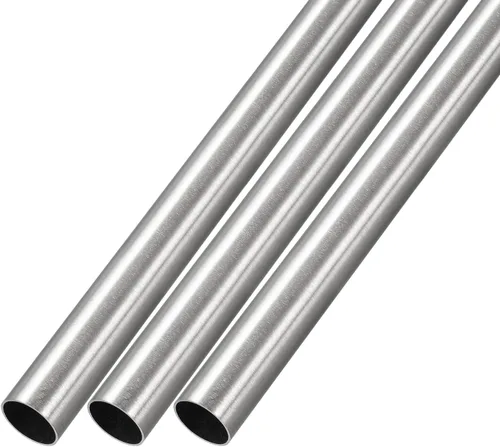 Miniatura 12 de METALLIXITY Tubo de acero inoxidable 304 (0.276 in de diámetro exterior x 0.031 in de alto x 11.811 in de largo) 3 piezas, tubo recto, para muebles