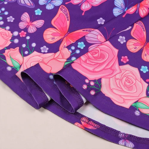 Miniatura 5 de LaBeca - Vestido sin mangas o de manga larga para niñas, vestidos informales con diseño de unicornio o sirena para niñas pequeñas o grandes