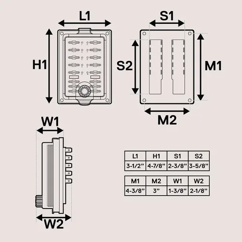Miniatura 8 de True Mods Caja de fusibles impermeable de 10 vías para automoción [fusibles de cuchilla ATC/ATO] [250 amperios] [hasta 25 A por enchufe]