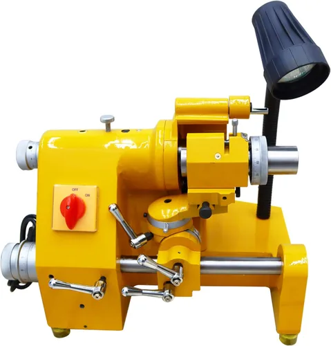 Amoladora de cortador Afilador de taladro para molino de extremo 5C Collet con accesorios Herramienta de afilado multifuncional Máquina de fresado
