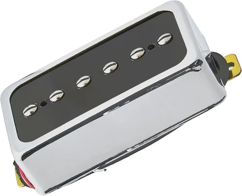 Miniatura 10 de Juego de pastillas de tono P90 LAMSAM, pastillas de cuello de bobina única tamaño humbucker y pastilla de puente con imanes de goma cargados, como
