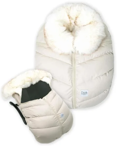 Miniatura 21 de 7AM Enfant Fundas de asiento de automóvil, funda de bebé Cocoon para niños y niñas, repelente de lluvia y nieve, transpirable, resistente al viento
