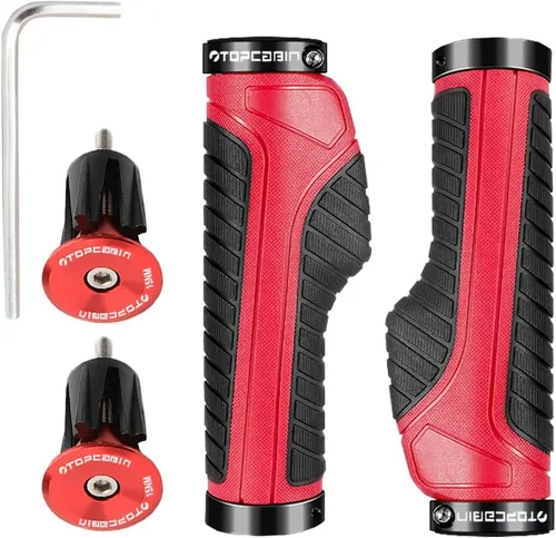 Miniatura 8 de Puños ergonómicos de manubrio de bicicleta, de Topcabin, con amplia superficie de agarre