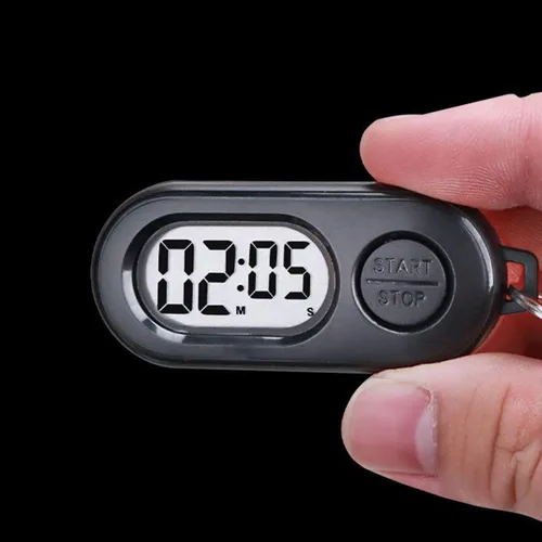 Miniatura 7 de Temporizador de cronómetros, temporizadores digitales, temporizador de parada al aire libre, llavero cronómetros, cuenta regresiva, temporizadores
