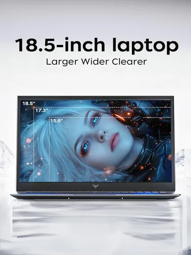 Miniatura 3 de MALLRACE Laptop,18.5 Inch Laptops Computer with 7000 mAh Battery,AMD Ryzen 4300U (up to 3.7GHz),16GB DDR4 RAM 512GB SSD,AMD Radeon