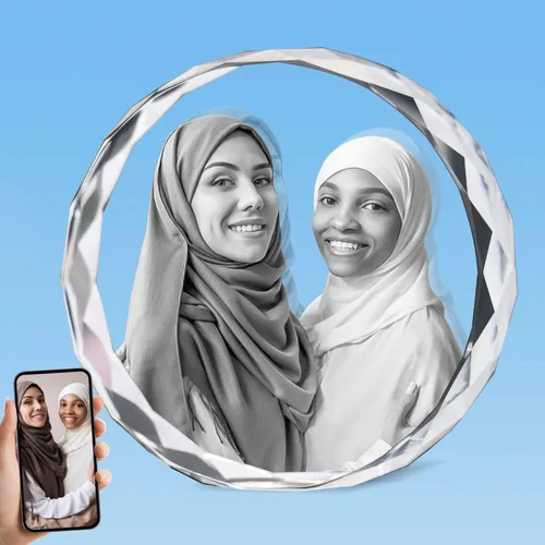 Miniatura 17 de Foto en cristal 3D de HAN'S LASER, regalo personalizado con tu propia foto, regalo único para el día del padre, matrimonio, regalo conmemorativo