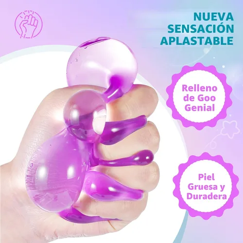 Miniatura 2 de Juguetes sensoriales esponjosos para aliviar el estrés, paquete de 4 cubos de hielo sólidos rellenos de azúcar de malta de alta densidad, artículo