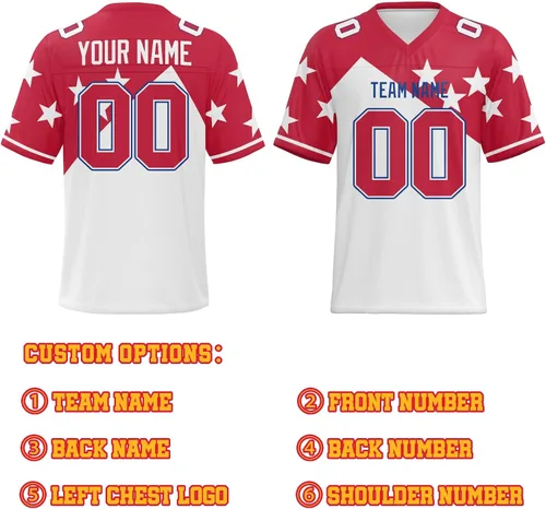 Miniatura 5 de Camiseta de fútbol personalizada con número de nombre, camisetas deportivas personalizadas para hombres, mujeres y niños