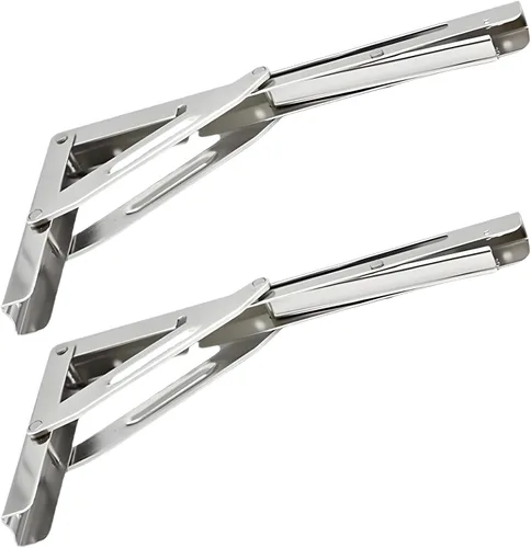 MARINE CITY Soporte de estante plegable, acero inoxidable de grado 304, resistente a la corrosión, a prueba de óxido, carga máxima de 551 libras,