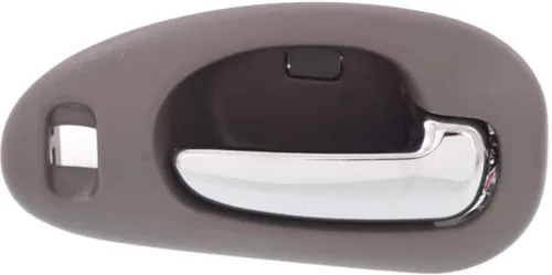 Miniatura 9 de Manija de puerta interior para Chrysler LHS 1999-2001 con bisel gris delantero del lado del conductor con palanca cromada Con orificio de bloqueo