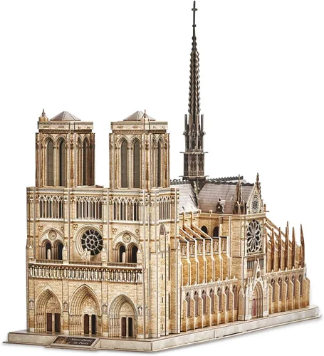 Miniatura 10 de CubicFun Rompecabezas 3D grande de la catedral de San Pablo para adultos, arquitectura de media apertura, disfruta de vistas interiores