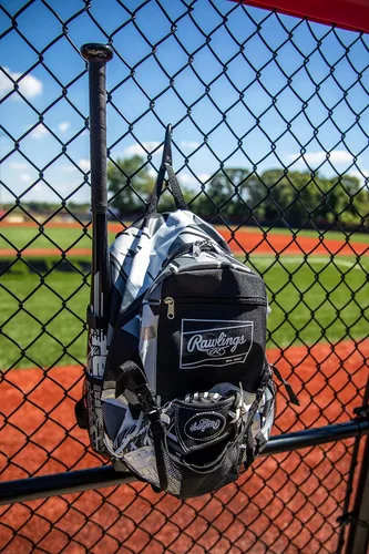 Miniatura 12 de Rawlings Remix Backpack Equipment Bag T-Ball & Youth Softball Multiple Colors Negro