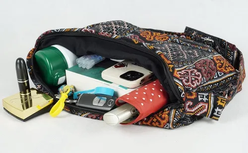 Miniatura 7 de Your Cozy Bolso bandolera para mujer, bolso grande para compras, bolso de mano con cremallera superior, bolso de mensajero hecho a mano