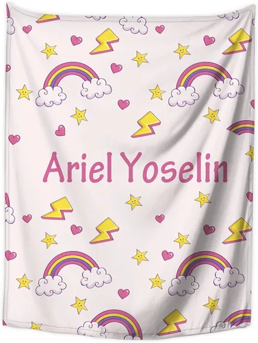 Miniatura 17 de Manta personalizada con texto del nombre, mantas de franela personalizadas para bebés, adultos y niños, regalo de cumpleaños, día de San Valentín