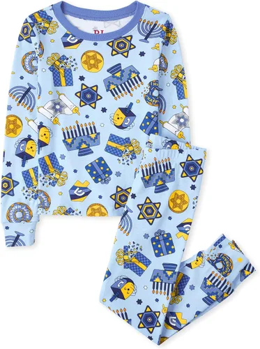The Children's Place AdultUnisex-Baby Family Matching, Hanukkah Pajama Sets, Cotton