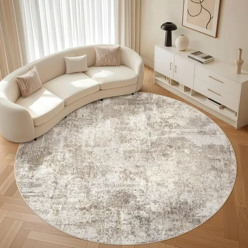 Miniatura 84 de Alfombra de pasillo lavable para cocina: 3 x 10 pies, antideslizante, abstracto, suave, moderno, resistente a las manchas, para interiores, piso