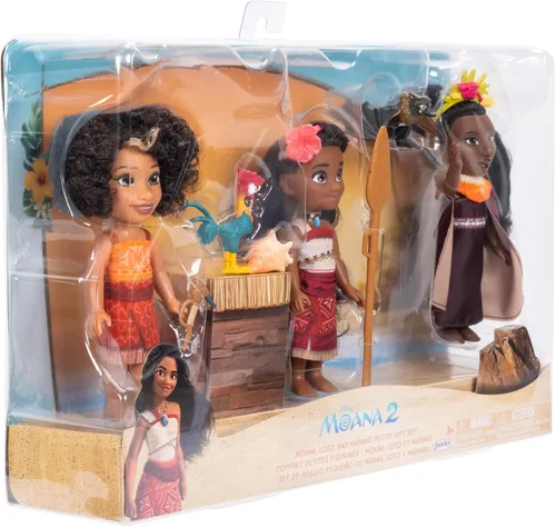 Miniatura 5 de Disney Set de regalo Moana 2: muñecas pequeñas Moana, Loto y Matangi