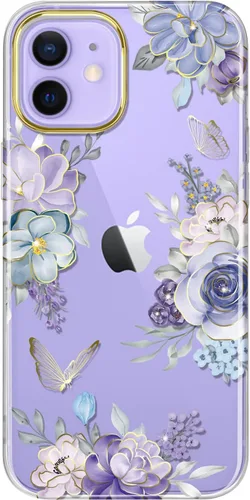 Miniatura 12 de Funda dorada con purpurina compatible con iPhone 12 Mini, diseño de mármol, delgada, a prueba de golpes, TPU suave de goma suave, funda de teléfono