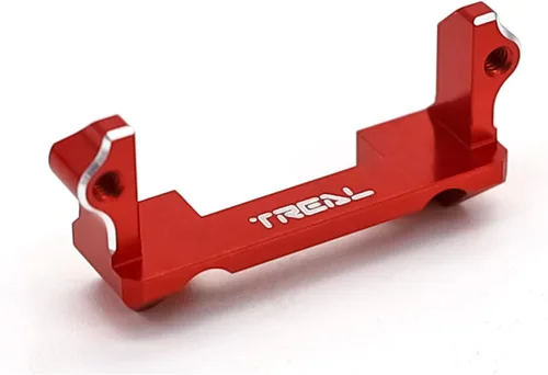 Miniatura 3 de TREAL Aluminum 7075 Steering Servo Mount for FMS FCX24 Power Wagon Mud Racer 1:24 (Purple)