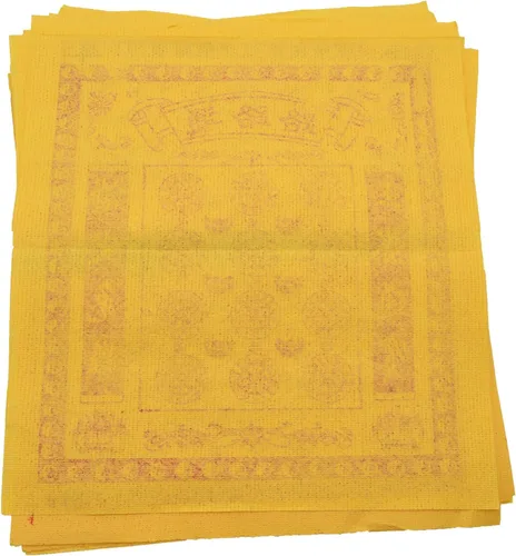 Miniatura 8 de Papel chino Joss Money-Ancestor Money-Yellow Burning Inciense Paper Money Hell Money Good Luck, ofrendas adoran a los antepasados y ayudan a