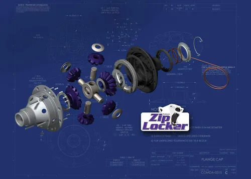 Miniatura 2 de Yukon Gear & Axle YZLD30-4-27 Zip Locker para Dana 30 27-Spline