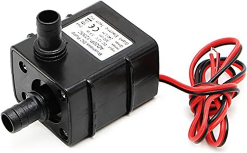 Miniatura 3 de Paquete de 5 bombas de agua sin escobillas de 12 V CC - Bomba ultrasilenciosa de alto flujo de 240L/H 4.2W con cabezal 3M