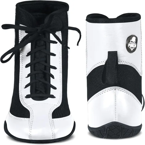 Miniatura 5 de Zapatos de boxeo profesionales para hombres y mujeres Zapatos de boxeo transpirables Zapatos de suela de goma antideslizante para campeones
