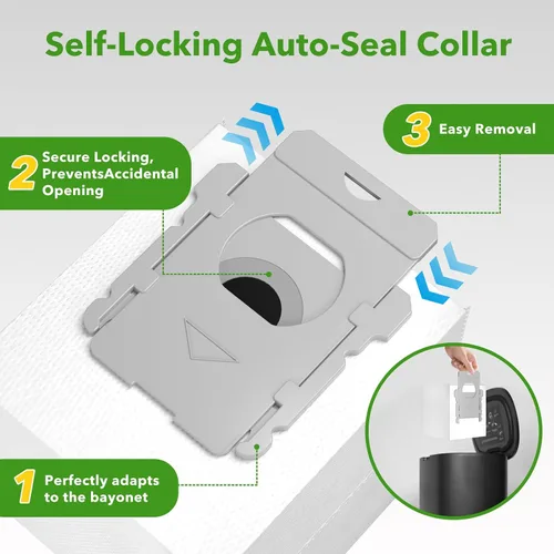 Miniatura 6 de Paquete de 20 bolsas de vacío para iRobot Roomba i7 i7+ i8 i8+ i3 i3+ i4 i4+ i6 i6+ j7 j7+ s9 s9+, s9plus, I & S & J Series Clean Base Bolsas