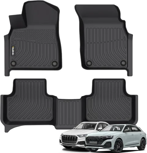 Miniatura 12 de Tapetes de piso para todo clima y forro de carga con respaldo para Chevrolet Suburban de 7 asientos 2021-2025 / GMC Yukon XL de 7 asientos