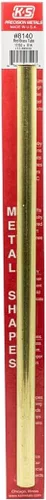 Miniatura 25 de K & S PRECISION METALS 8126 3PK3/32 x 12 BRS RND Tubo, paquete de 3, latón