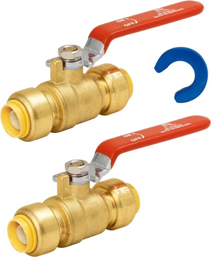 Miniatura 17 de Válvula de cierre de bola de 1 pulgada, Válvula de bola de 1 pulgada SUNGATOR, Accesorios de cierre de agua de conexión por presión, Accesorios