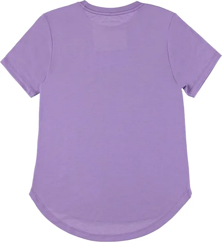 Miniatura 2 de Nickelodeon Camisa de moda para mujer de los años 90, Rugrats, Angelica and Chuckie - Camiseta de manga corta con dobladillo curvado delantero