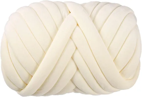Miniatura 11 de Hilo grueso de terciopelo para tejer con brazo gigante, súper suave, peso tubular jumbo, tejido a mano, tejido a mano para manta, cama de mascotas
