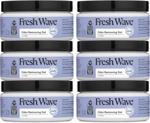 Miniatura 11 de Fresh Wave Gel eliminador de olores, 7 onzas, paquete de 3 absorbentes de olores para el hogar, alivio de olores más seguro, eliminador de olores