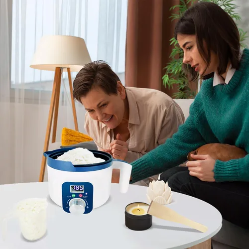 Miniatura 7 de Olla de fusión digital de velas con boquilla, derretidor de cera eléctrico con control de temperatura de 80 a 210 °F para hacer velas, fabricación