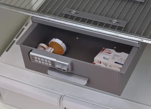 Miniatura 6 de Omnimed Caja de bloqueo de aluminio para refrigerador (tamaño adicional y cerradura opcionales disponibles)
