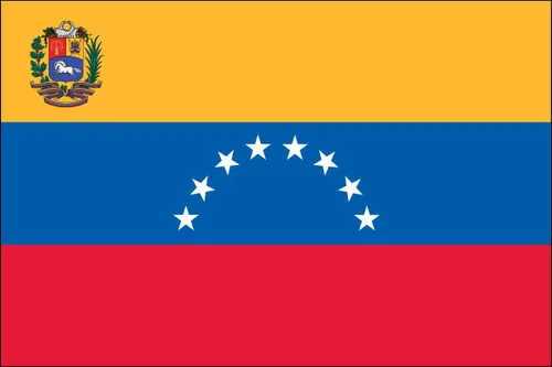 Bandera de poliéster de Venezuela de 3 x 5 para interiores o exteriores, más de 200 banderas internacionales de 3 x 5 pies (35.4 x 59.1 in)
