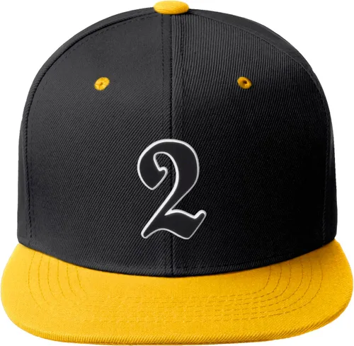 Miniatura 625 de Daxton Gorra clásica con visera de billete plano con letras del alfabeto inglés antiguo de la A a la Z