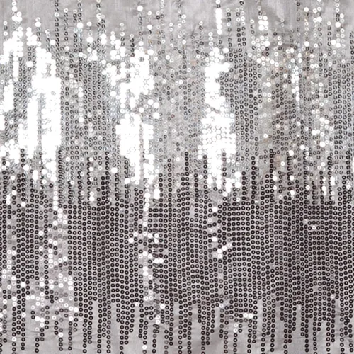 Miniatura 4 de Lush Decor Cortina de Ducha Night Sky, Individual, 72" An x 72" L, Negro y Gris - Cortina de Ducha con Lentejuelas - Cortina de Baño Brillante