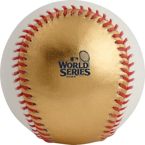 Miniatura 6 de Rawlings Campeones Oficiales de la Serie Mundial 2024 Los Angeles Dodgers Béisbol Conmemorativo Múltiples Estilos Blanco/Oro Cuero