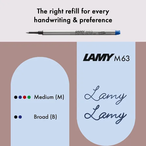 Miniatura 4 de Lamy AL-star black - Bolígrafo roller con agarre transparente y ergonómico y ancho de línea M - cuerpo de aluminio ligero - incluye recambio de Negro