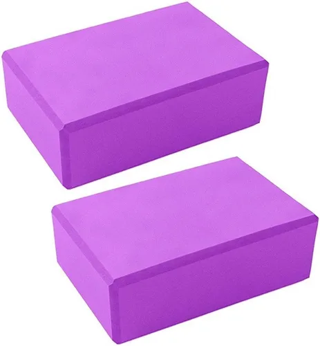 Miniatura 6 de DreamHigh Yoga Bloque de Ladrillo Espuma Deporte Salud Casa Ejercicio Gimnasio Rosado