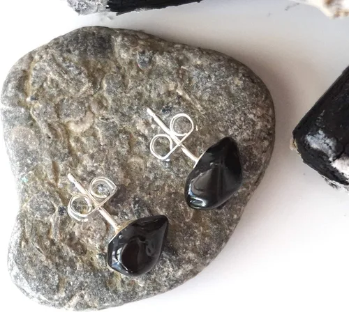 Miniatura 43 de Pendientes de tuerca de cristal de piedra natal aleternativa para mujer y hombre