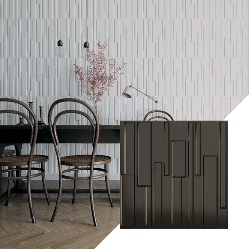 Miniatura 13 de Ekena Millwork Wigan EnduraWall 19 5/8 pulgadas de ancho x 19 5/8 pulgadas de alto, Wigan EnduraWall Decorativo 3D Panel de pared cubre 2.67 pies