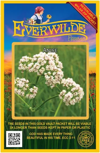Miniatura 4 de Everwilde Farms - Semillas de hierbas de anís de 1 onza - Gold Vault