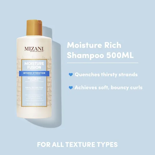 Miniatura 2 de Mizani Moisture Fusion - Máscara hidratante intensa – Restaura la hidratación en rizos secos y bobinas, 16.9 onzas líquidas (paquete de 2)