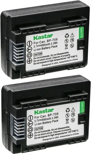 Miniatura 4 de Kastar BP-709 - Batería de repuesto para Canon VIXIA HF R60 HFR60, VIXIA HF R62 HFR62, VIXIA HF R70 HFR70, VIXIA HF R72 HFR72, VIXIA HF R80 HFR80