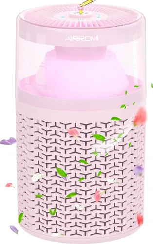 AIRROMI Purificador de aire para mascotas para el hogar y el dormitorio, filtro de carbón activado HEPA, elimina la caspa y el olor de las mascotas,