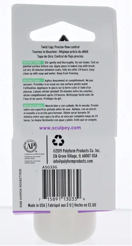 Miniatura 2 de Esmalte Polyform Sculpey Glaze para cerámica - 1 onza - Brillante