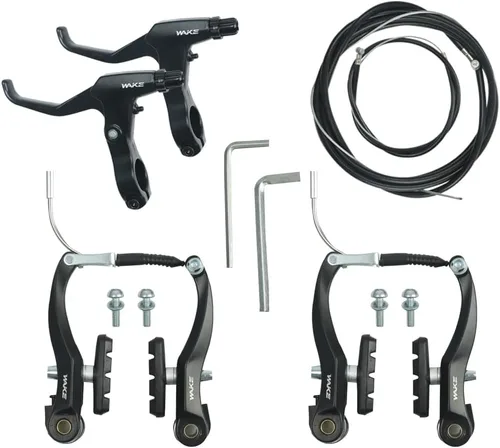 Miniatura 11 de FOMTOR Juego de pinzas de freno C para bicicleta, freno trasero y delantero, aleación de aluminio, freno lateral para MTB, bicicleta de montaña